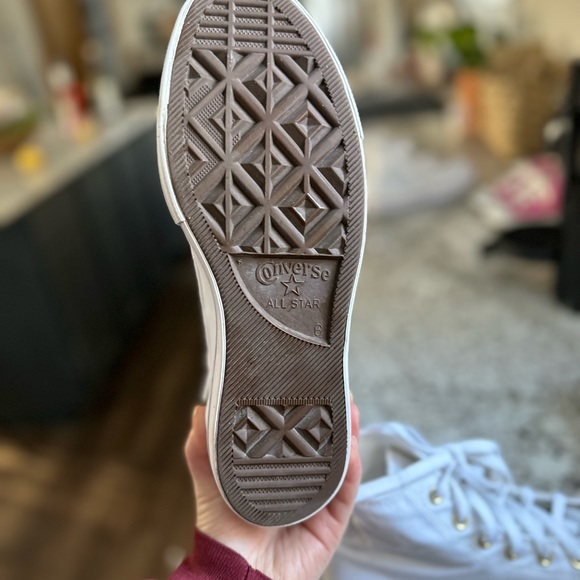 White Platform Converse - Picture 3 of 9